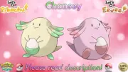 ⭐Shiny/Non-shiny Chansey 6IV XL⭐Pokémon Let's Go Pikachu/Eevee HOME (Legal)