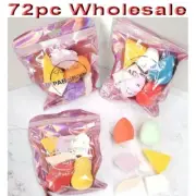 72pc Wholesale Make Up Puff Blender Foundation Sponge Cosmetic Powder Eggs Mixed