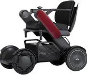 Heavy Duty Electric Wheelchair for Adults, All Terrain Transport Travel Electric Wheelchairs Load Capacity 253 lbs Electric Power Or Manual Manipulation