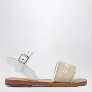 [Givenchy] White/beige sandals with logo 27 IT White