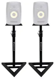 (2) Rockville Adjustable Studio Monitor Speaker Stands For KRK VXT-6 Monitors