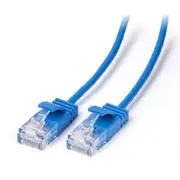 Connect Cable Ultra Slim Male CAT6 Network Ethernet Cable Connector 5m Blue