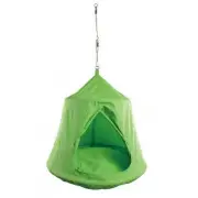 Residential 115 x 100cm Sensory Tent Swing with Lights - Green