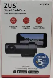 Nonda ZUS Drive Recorder Camera with APP, 1080P Full HD, 140° Wide Angle
