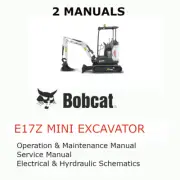 BOBCAT E17Z EXCAVATOR MANUAL OPERATORS SERVICE REPAIR SHOP OWNERS PDF