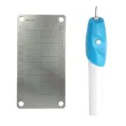 1x Crypto Recovery Plate + Engraver pen Seed Phrase Set Cold Wallet Cryptowallet