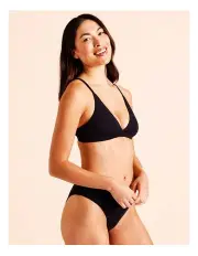 [Soho] Soft Feel Triangle Bralette in Black
