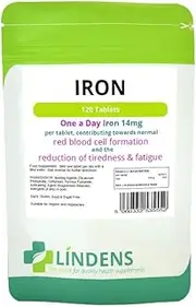 Iron 14mg 1 A DAY 2-PACK 200 Tablets Iron Ferrous Fumarate Quality Supplement