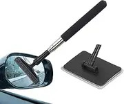 GkgWuxf Small Squeegee - Retractable Small Side Mirrors Wiper,Ergonomic Car Window Cleaner, Windshield Frost Wiper, Car Snow Remover for, Trucks, SUVs