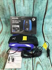 VacLife Air Compressor Tire Inflator | 12V DC | Yellow (VL701) FREE SHIPPING