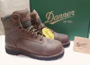 Danner Mens Size 10EE Leather GTX WorkMan Boots Oil & Slip Resistant Alloy Toe