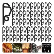 100Pcs Light Clips for Outside String Light Outdoor Hang Gutter Hook Gutter Clip