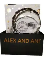 Alex and Ani Go With The Flow, Set of 3 Bangle Bracelets, NWT NIB