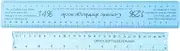 Dickly Ceramic Shrinkage Scale Ruler With Standard Measuring Tool for Pottery Lovers, Clay Sculpture and Pottery Tools