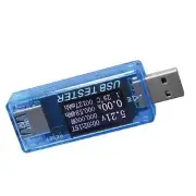 USB Tester Current Voltage Capacity Timing Power Wh Temperature Display USB