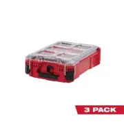 Milwaukee Packout 5 Compartments Small Bins Parts Storage Organizer 3 Pack