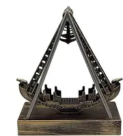 Model Pirate Ship - Pirate Ship Ornaments | Decorative Swinging Toy for Desk | Desk Ornament Model for Kids, Electronic Swinging Model Toy, Decorative Perpetual Motion Model