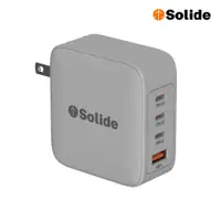 在飛比找PChome24h購物優惠-solide 索力得 140W GaN氮化鎵超快速充電器