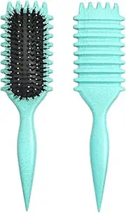 1 pcs 2024 Newest Boar Bristle Curl Defining Brush Curl Brush For Curly Hair, Curly Hair Brush for Combing and Shaping Men's and Women's Curls