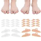 10 Pairs Hammer Toe Cushions Pad SEBS Corrector Middle Toe Single Hole