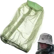 Face Netting | Automatic Shrink Fly Screen Net,Lightweight Hat Shield, Fly Protection Gear for Fishing Beach Gardening Hiking Climbing