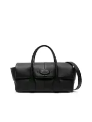 Tod's Leather Logo Oval Patch Handbag