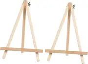 LIFKOME 2Pcs Mini Easel Frame Tripod Painting Display Stand for Art Classes Craft Parties Office Presentations and Lightweight Design for Easy Use