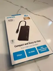 Anker 5-in-1 USB-C Hub 4K HDMI 5Gbps 85W Pass Through Charging