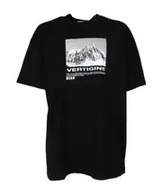 MSGM Graphic Print T-Shirt Black
