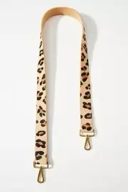 NEW Anthropologie Remy Bag Strap leopard pattern