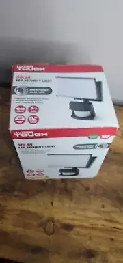 Hyper Tough - 1000 Lumens Solar Security Light, Solar panel, NEW OPEN BOX