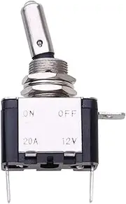 SEWOART 12v 07d On-off Button Red Power Control Switch Toggle Switch Electronics for Auto Long-lasting