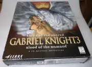 Gabriel Knight 3 Vintage Large Retail Boxed PC Computer Game - CD-Rom NEW