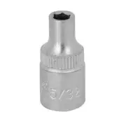 Force 5/32" x 1/4" Drive 6PT Imperial Flank Socket - 5255.32