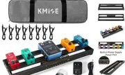 Guitar Pedalboard with Built-in Power Supply Pedal Board Aluminium Alloy 1.8lb