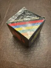 Vintage NEW Wonderful Puzzler Rubiks Style Cube Strategy Toy Puzzle Boxed Sealed