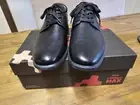 Clarks Men's Soft Cushion Black Leather Dress Shoes Size 8.5