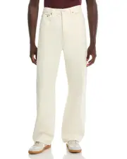 Frame Baggy Fit Jeans in Off White Grind