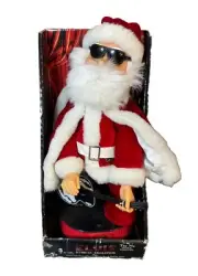 Elvis Santa Dancing Singing Kmart Vintage Christmas Music 14” Holiday