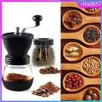 MANUAL COFFEE GRINDER WITH CERAMIC BURRS, HAND COFFEE MILL W