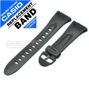 Genuine Casio Watch Band Illuminator W-42 W-43 W-42H-1AV W-43H-1AV Black Strap