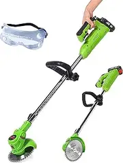 24V Electric Cordless Grass Trimmer Adjustable Lawn Mower with Battery Home Push Lawnmower Garden Power Tool