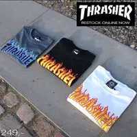 在飛比找蝦皮購物優惠-Thrasher flame Logo Tee 火焰 短Te