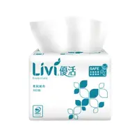 在飛比找蝦皮購物優惠-金盛世 LIVI 優活 單抽式 紙巾 柔拭紙巾 300抽 原