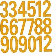 KALLORY Reflective Mailbox Numbers Self Adhesive Decals for Outdoor Use Number Stickers for Mailbox Door Window and Address Identification