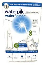 New Waterpik WF-10W020 Water Flosser Cordless Select White USB 4 Tips FREE SHIP