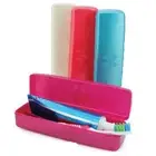 2Pcs 19.5 x 5.5cm Swosh® Toothbrush & Toothpaste Protective Case Holiday Travels