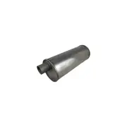 Redback Universal Muffler - 6" Round 16" Long 1 3/4" Offset/Centre Triflow
