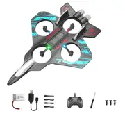 RC Plane 2.4G Remote Control Aircraft Six EPP Foam with LED Indoor and Outdoor Simple Flying Toy Kids Gift Blue
