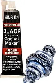 Silicone Gasket Maker, Oilproof and Waterproof Silicone Sealant, General Purpose High Temperature Automotive Sealant for Water Pumps, Engines, Compressors, Gearboxes